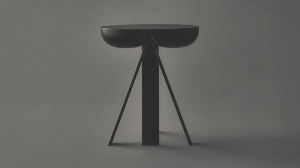 Karakter furniture photographed against a tonal grey background