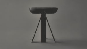 Karakter furniture photographed against a tonal grey background