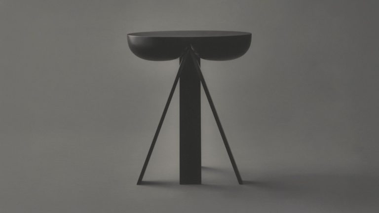 Karakter furniture photographed against a tonal grey background
