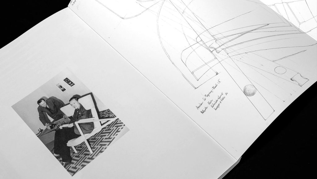 Open House of Finn Juhl catalogue with drawings and photography
